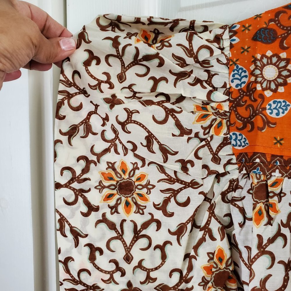 NWT House Of Harlow 1960 Puff Shoulder Floral Print Blouse - Picture 7 of 12